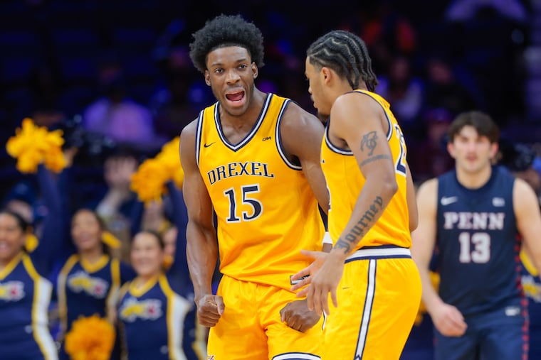 Drexel’s Cole Hargrove (15) during a game against Penn on Dec. 7.