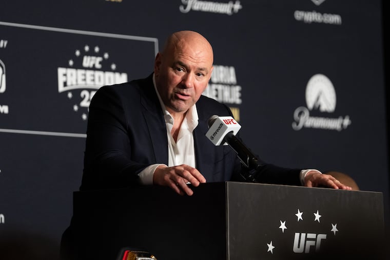 UFC President and CEO Dana White announced a pair of fights for this summer's UFC 330 event at Xfinity Mobile Arena.