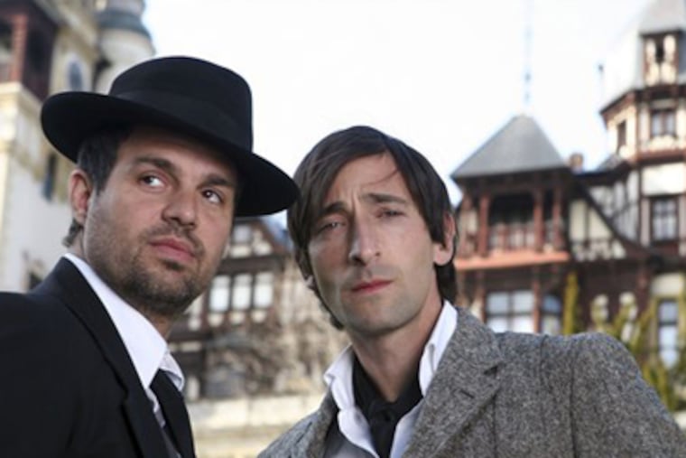 Actors Mark Ruffalo (left) and Adrian Brody star in "The Brothers Bloom." (AP Photo/Summit Entertainment, Slobodan Pikula)