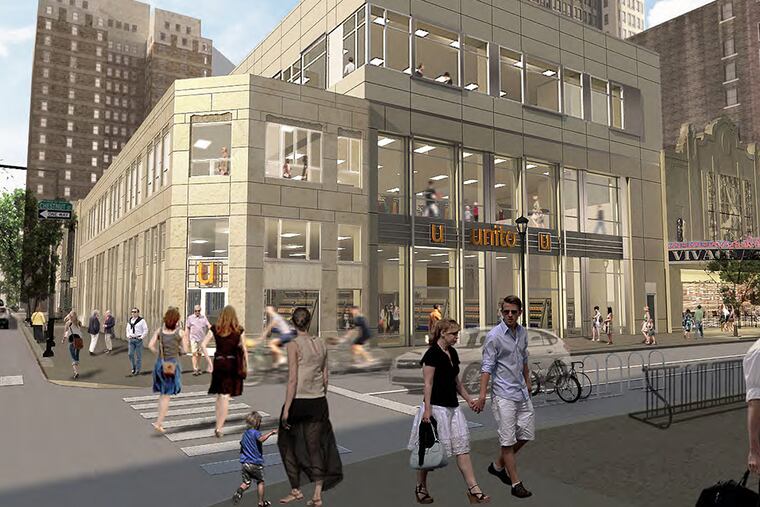 A recent rendering of the Boyd Theatre development site at 19th and Chestnut streets, where Target Corp. plans to open one of its smaller-format TargetExpress shops.