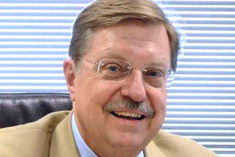 Montgomery County Register of Wills Bruce Hanes in his Norristown office in July 2013. ( TOM GRALISH, File / Staff Photographer )