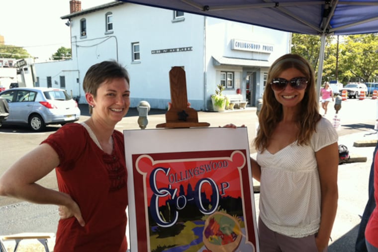 Lisa Murphy (left) and Alicia DeMarco are two organizers of an effort to create a retail food co-op in Collingswood. Photo by Kevin Riordan
