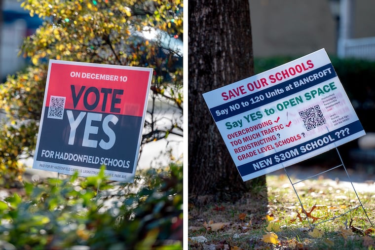 Haddonfield voters approved a $46.7 million school bond referendum Tuesday to pay for improvements and renovations across the district.