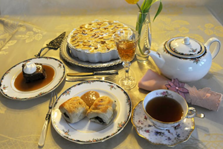 An English spread in the colonies, courtesy of Ethel Hofman. (APRIL SAUL / Staff Photographer)