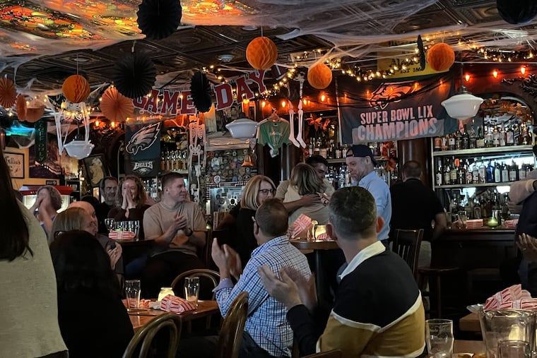 Patrons and employees pack McGillins Olde Ale House on Thursday for the premiere screening of "McGillin’s: Philadelphia’s Oldest Bar."