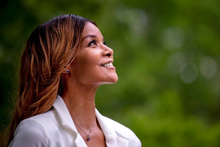 Sharron Cooks, the owner & CEO of Making Our Lives Easier, a consulting firm that advocates for marginalized communities, in Cedar Park in West Philadelphia June 25, 2020.