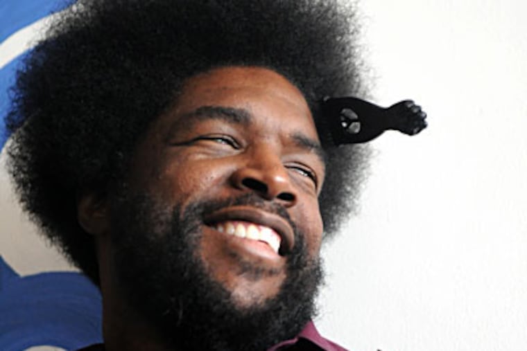 Ahmir "?uestlove" Thompson Philly-Paris Lockdown, will give a PIFA performance at the Kimmel Center this Sunday with Keren Ann. (Sarah J. Glover / Staff Photographer)