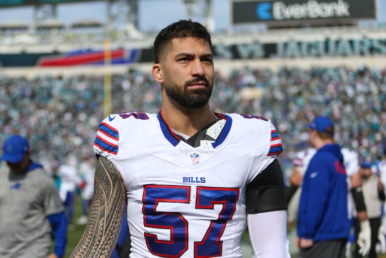 A.J. Epenesa was drafted by the Bills in the second round of the 2020 draft.