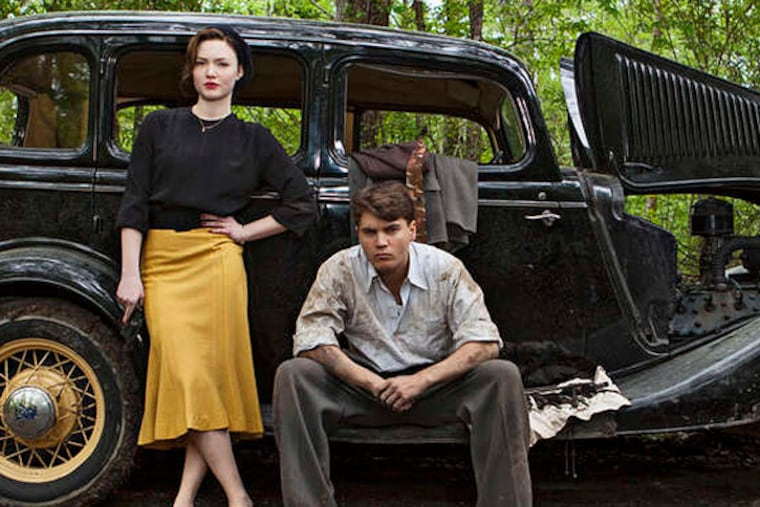 Holliday Grainger and Emile Hirsch star in "Bonnie & Clyde," a two-part mini-series Sunday and Monday nights on Lifetime, History and A&E.
