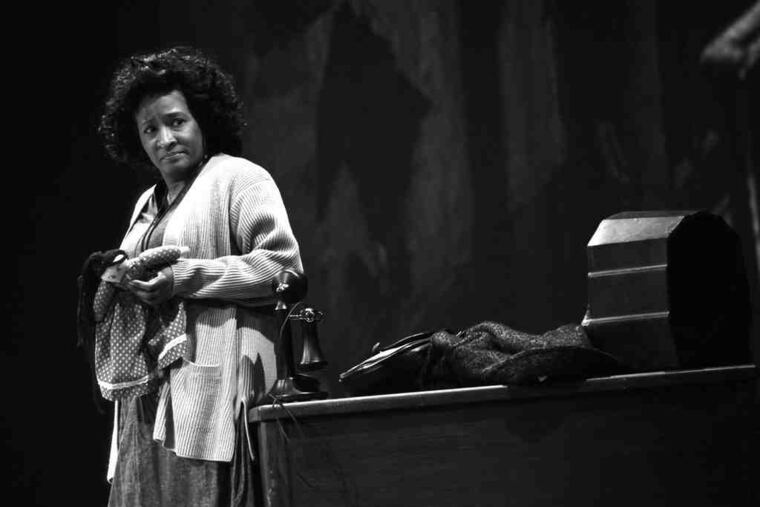 Actress and comedian Wanda Sykes costars as Miss Hannigan, who runs an orphanage, in the stage production of "Annie" at Media Theatre for the Performing Arts. The play runs through Jan. 23.