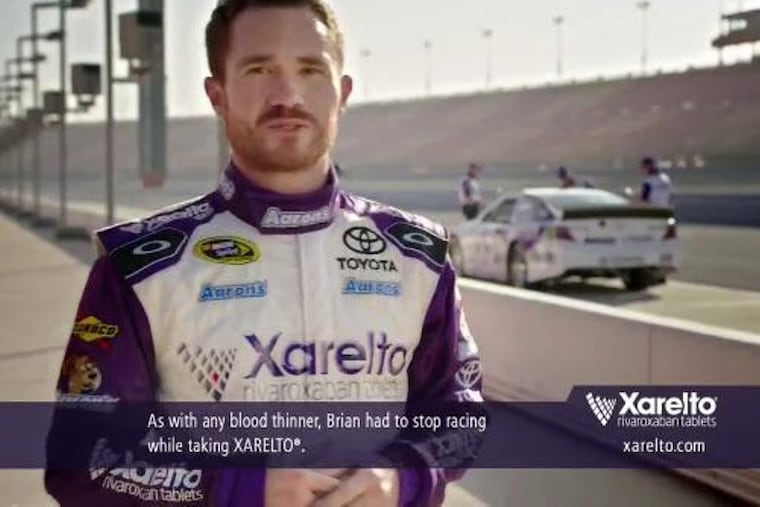 One of the company’s campaign featured NASCAR driver Brian Vickers