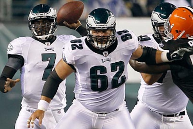 Eagles center Jason Kelce was a sixth-round pick in last year's NFL Draft. (Yong Kim/Staff Photographer)
