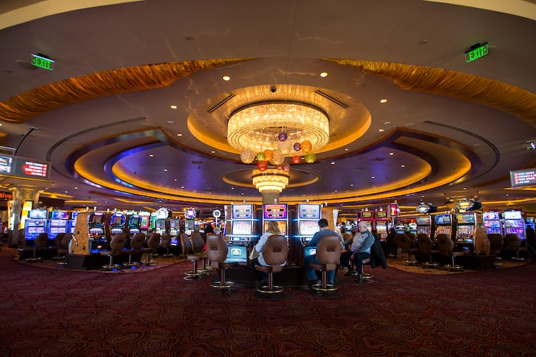The gaming floor of Parx Casino in Bensalem, which has applied for a license to conduct sports wagering.