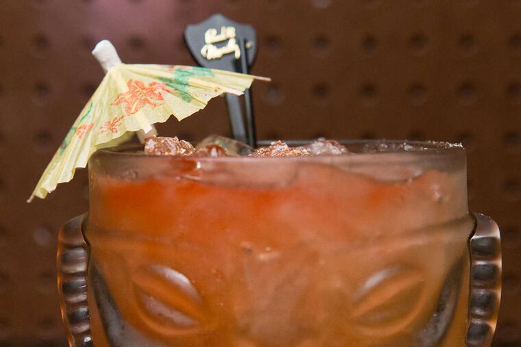 The planters punch at Bud & Marilyn's restaurant,