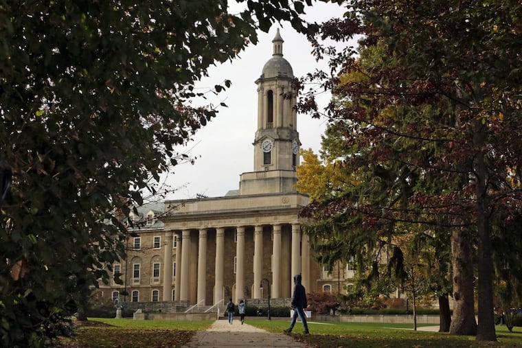 Old Main on the Penn State University main campus in State College, Pa.