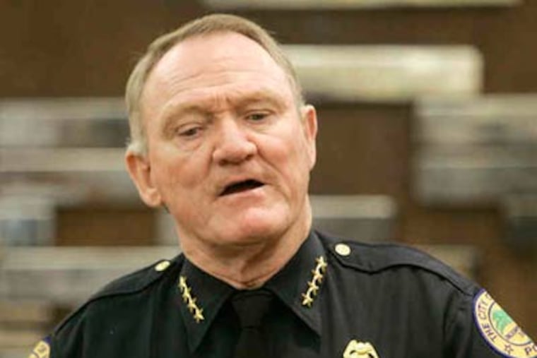 Former Philadelphia and Miami police commissioner John F. Timoney will help Camden try to merge its police department into a new Camden County agency.