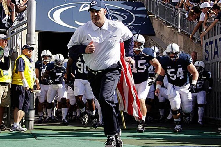 No one can say that 2012 was an easy year for head coach Bill O'Brien and the Penn State football program. (Gene J. Puskar/AP file photo)