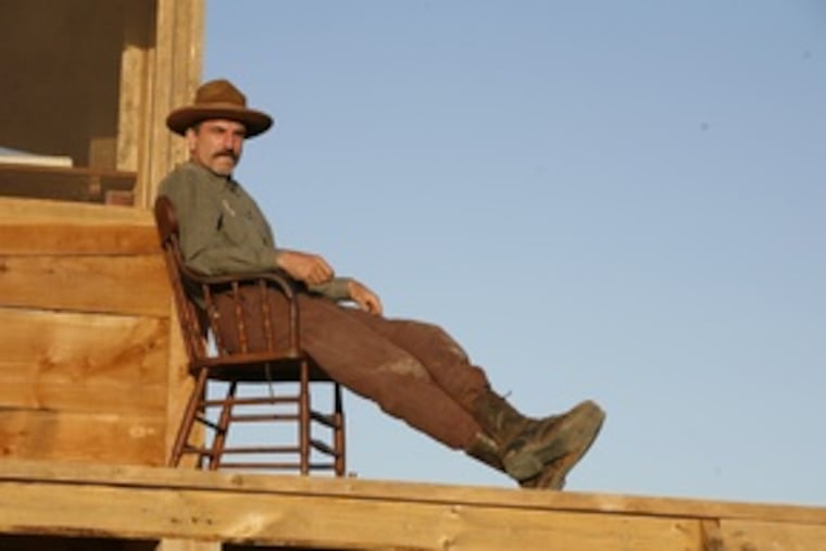 Daniel Day-Lewis, astounding as a prospector turned oil titan in Paul Thomas Anderson's "There Will Be Blood."