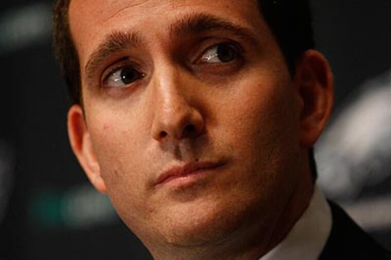 Eagles general manager Howie Roseman researched the team's top two draft picks extensively. (Michael S. Wirtz/Staff file photo)