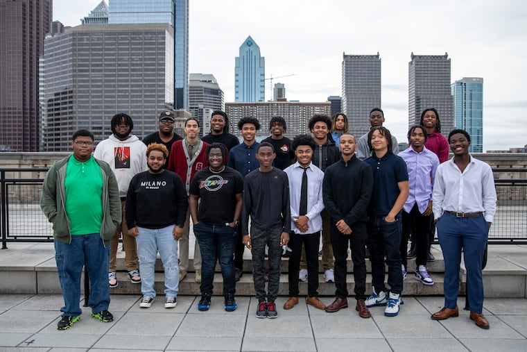 Some of the participants in the Achievers' Brunch, which spotlights and mentors outstanding college-bound, graduating high school seniors. The event was scheduled for May 15, 2020, at Boutique River Falls, 3269 S. Ferry Rd.