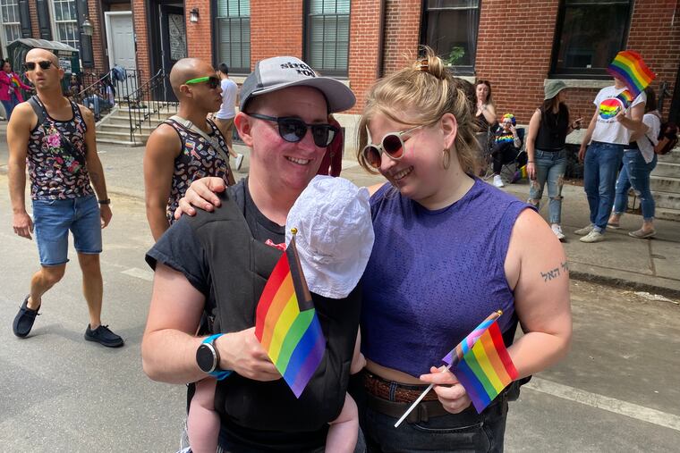 Asher, Ray, and baby Havi.