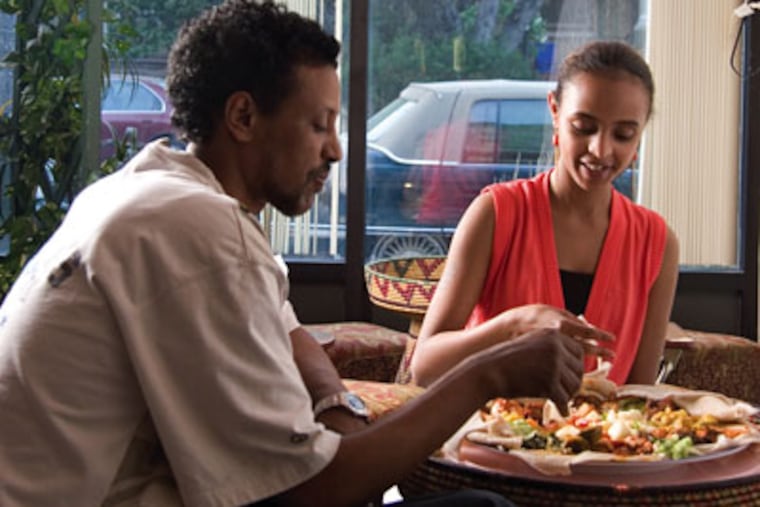 Diners enjoy the fare at Dahlak.