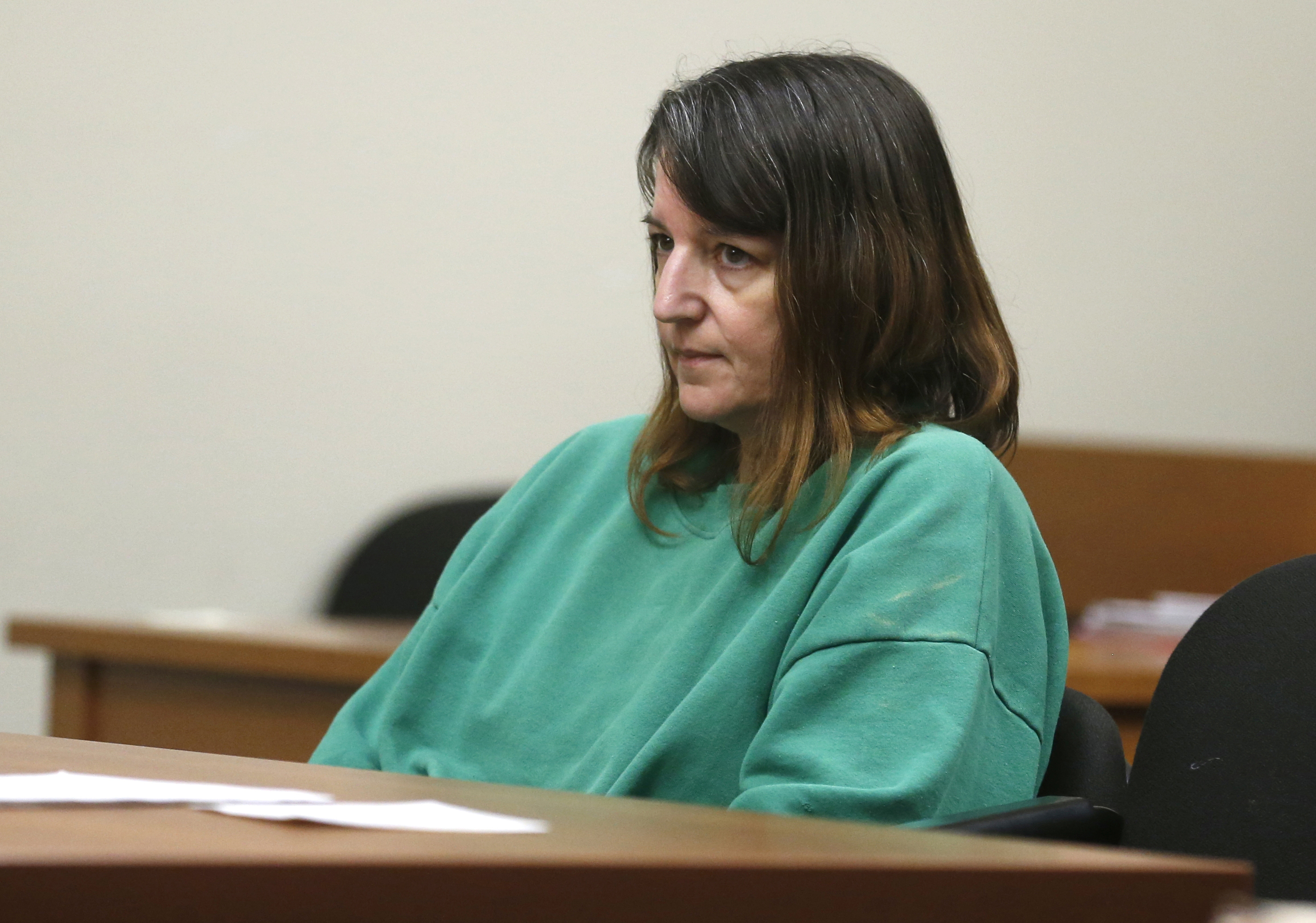 Michelle Lodzinski appears in court for a status conference in 2015 in New Brunswick, N.J.