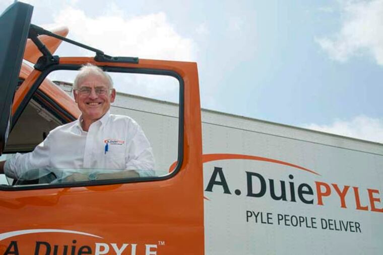 Peter Latta, 58, chairman and CEO of A. Duie Pyle trucking company in West Chester. (CLEM MURRAY/Staff Photographer)
