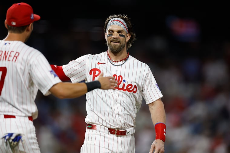 Bryce Harper is in the leadoff spot on Wednesday for the first time since Sept. 8, 2025.