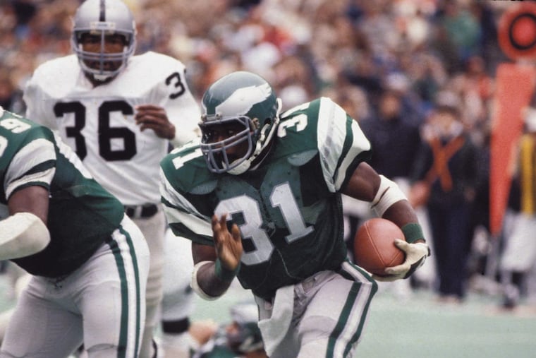 EAGL – Eagles running back Wilbert Montgomery.