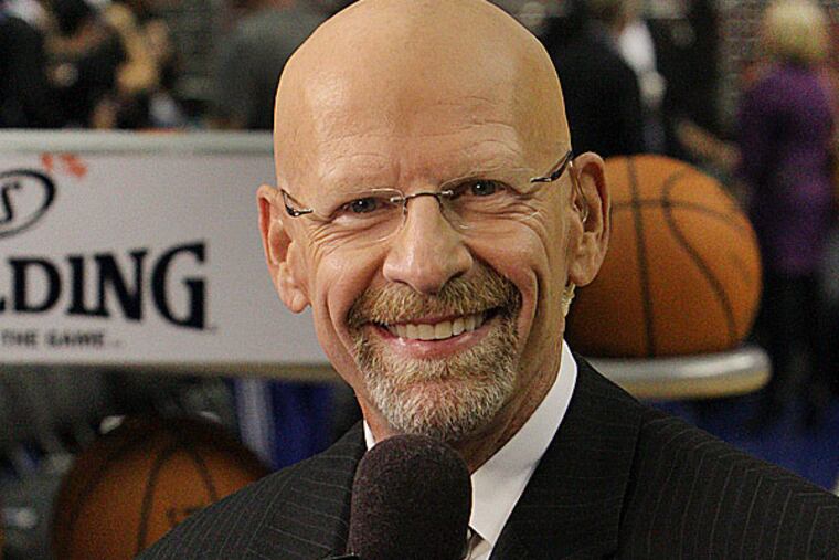 Sixers broadcaster Marc Zumoff. (Steven M. Falk/Staff Photographer)