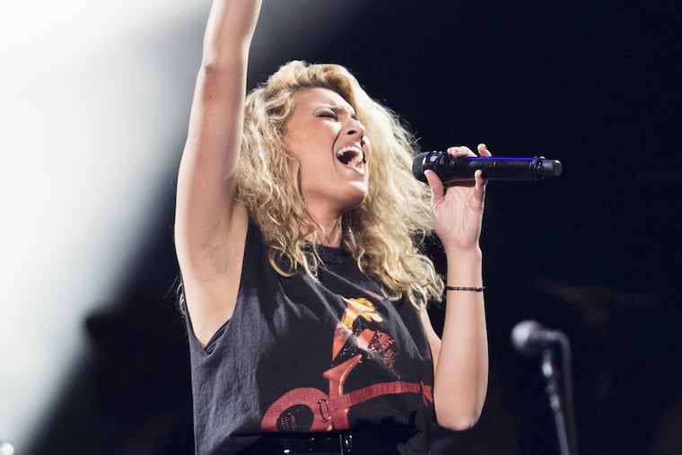 Tori Kelly performs at the Prince Tribute Concert at the Xcel Energy Center on Thursday, Oct. 13, 2016.