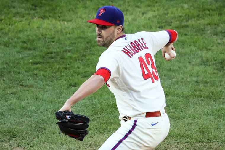 Reliever Heath Hembree gave up four runs in the Phillies' 6-2 loss to the Toronto Blue Jays Sunday at Citizens Bank Park.