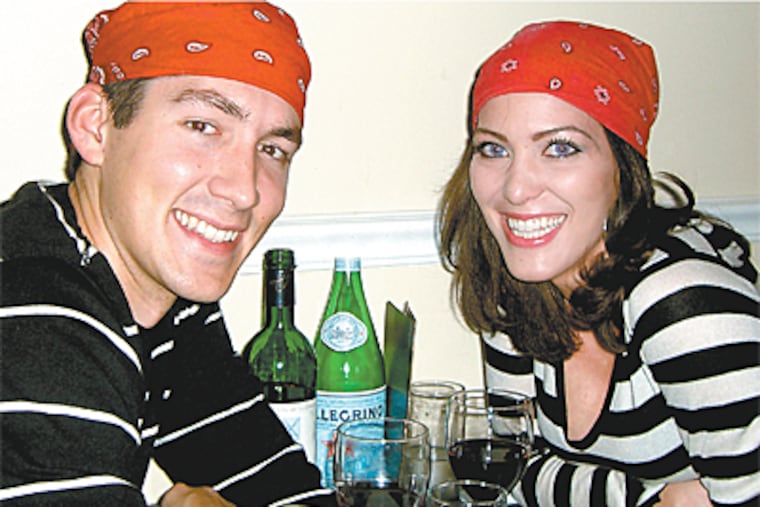 Edward Anderton and Jocelyn Kirsch, from a friend's snapshot.