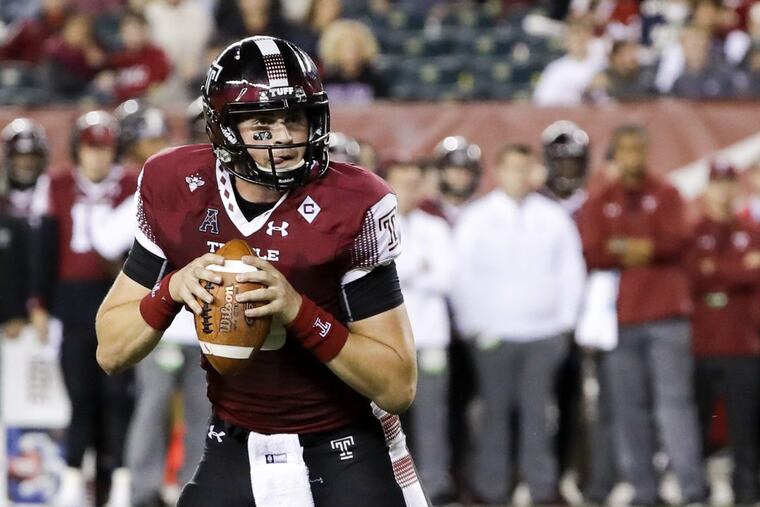 Temple quarterback Frank Nutile will make his third straight start against Cincinnati.