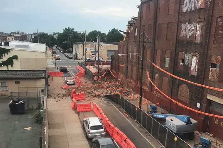 A photo sent to Charles Danan showing a friend's view of the Chocolate Factory along Washington Avenue between 21st and 22nd Streets.