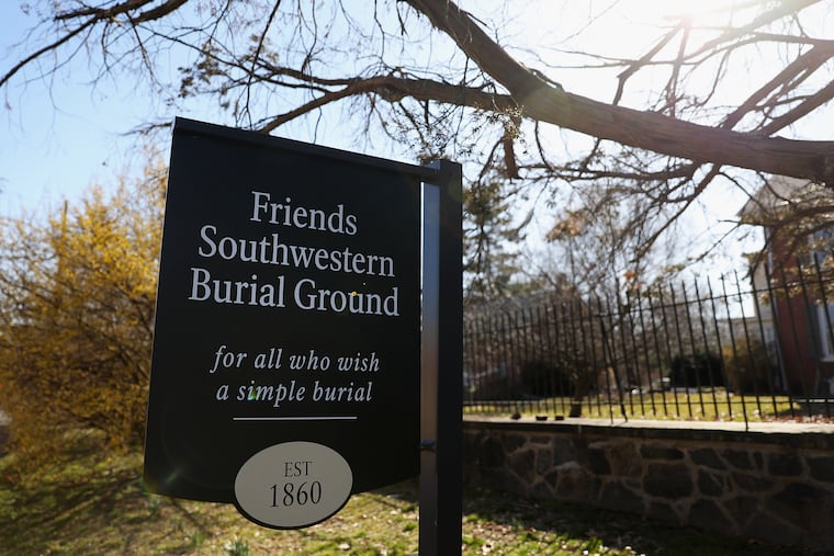 Friends Southwestern Burial Ground
in Upper Darby.