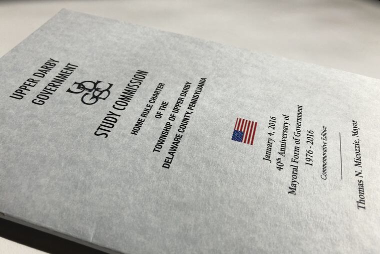 Upper Darby Township adopted its home rule charter in 1976.