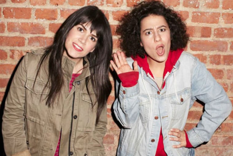 Wayne's Abbi Jacobson (left) stars with Ilana Glazer (right) in Comedy Central's new series "Broad City"