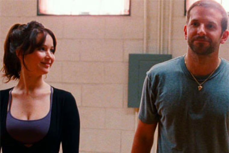 Bradley Cooper and Jennifer Lawrence star in "Silver Linings Playbook." The film received 8 Oscar nods, including Cooper who was nominated in the best actor category Thursday morning.