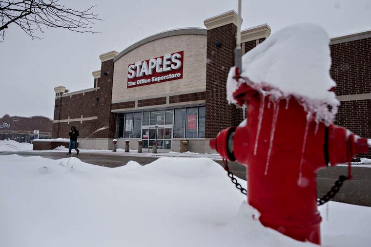 A New Jersey man who sued Staples Inc. after injuring his back when he fell in a store was awarded more than $3.64 million in a jury verdict, the law firm representing him said Monday.