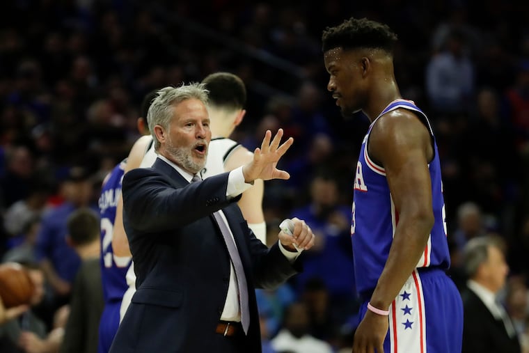 A four-time All-Star, Philadelphia 76ers guard Jimmy Butler is basically a basketball nerd, with a passion for talking X’s and O’s. And even though he may be booted from an occasional huddle, his input is greatly appreciated.