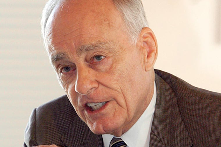 File-This Sept. 18, 2008, file photo shows Vincent Bugliosi speaking at a news conference in Burlington, Vt. The prosecutor in the Charles Manson trial who went on to write the best-selling true-crime book, "Helter Skelter," has died. Bugliosi was 80 years old. His son Vincent Bugliosi Jr. tells the Associated Press Monday, June 8, 2015, that Bugliosi died of cancer Saturday at a hospital in Los Angeles. (AP Photo/Toby Talbot, File)