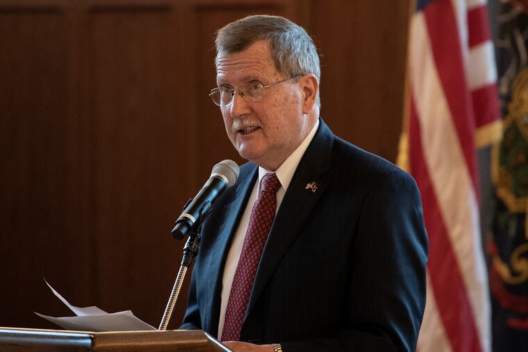 Long-time Temple employee and former president Richard M. Englert was named president again on Tuesday by the board of trustees after the sudden death last week of JoAnne A. Epps.