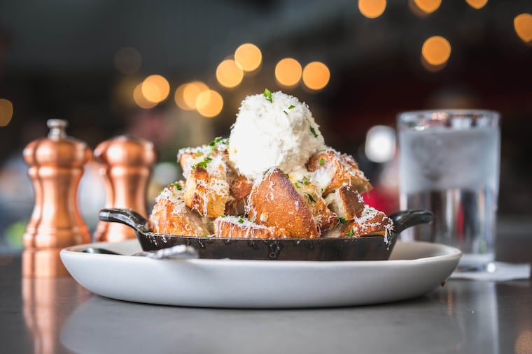 White truffle garlic bread at North Italia.