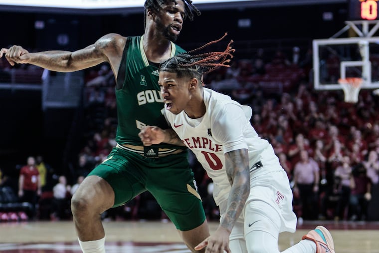 Khalif Battle averaged 17.8 points and 4.3 rebounds in three seasons at Temple.