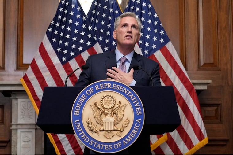 Rep. Kevin McCarthy, who the Editorial Board writes “stood for little beyond the ethos of power without principle,” was toppled by the same GOP hard-liners he emboldened.