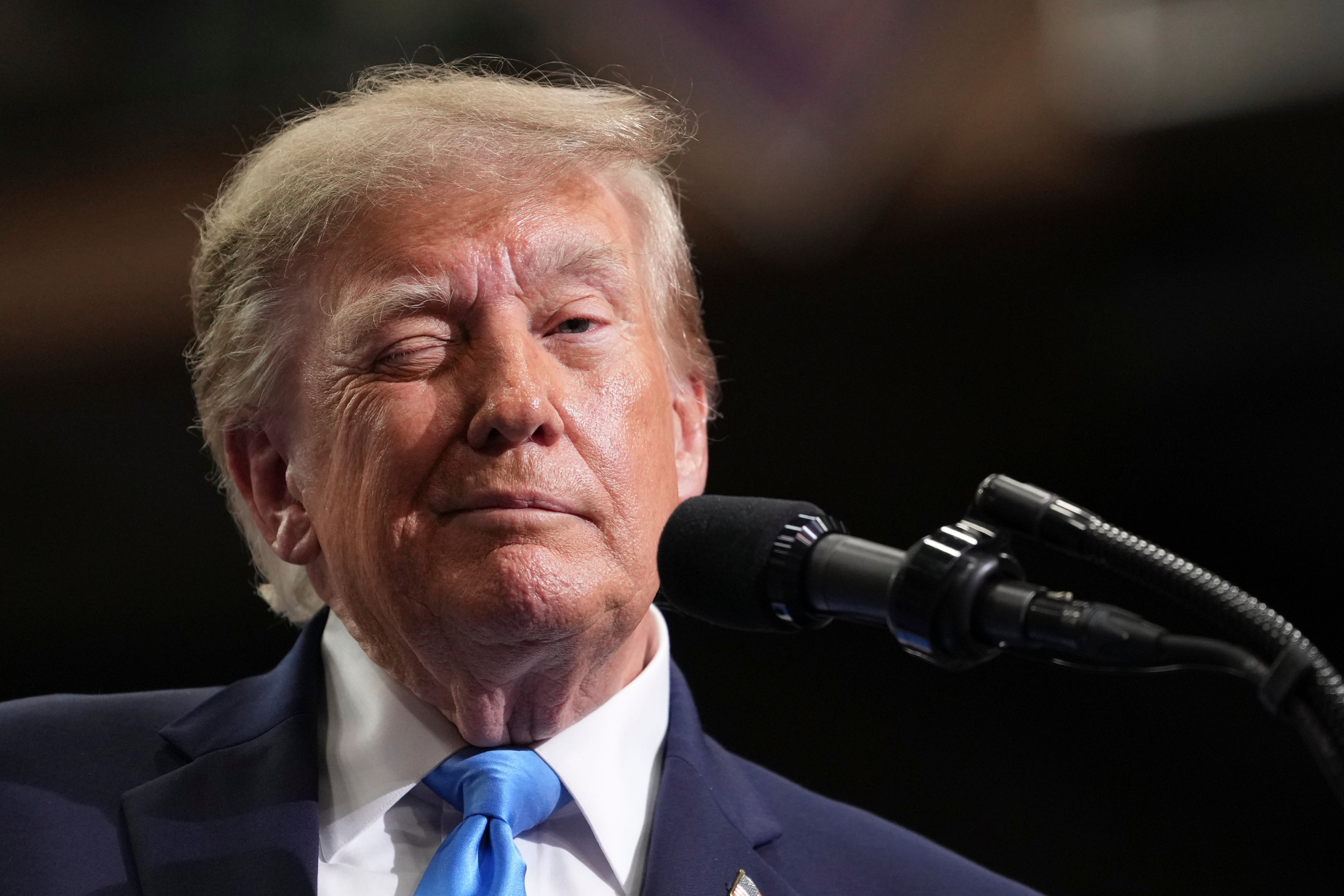 Vote Republican, or else: how Trump is dangling government help on the campaign trail