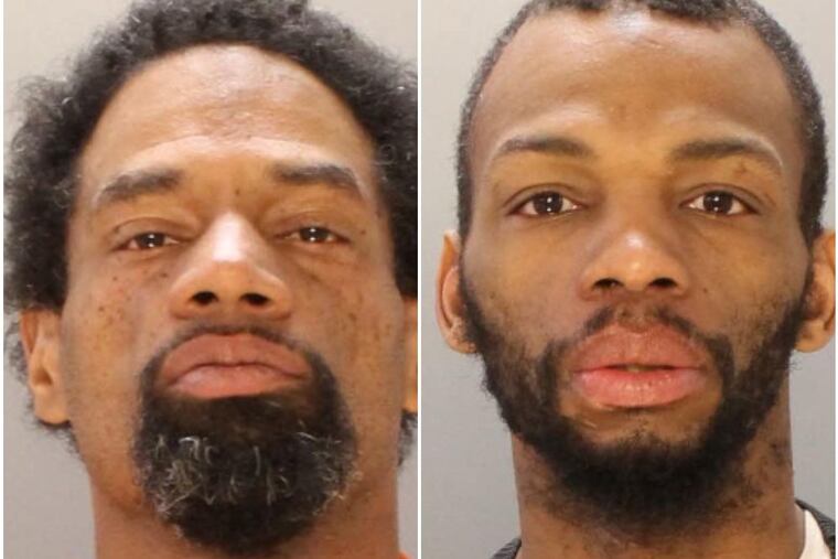 Archie Swinson (left) and Kenneth Faixmel are charged with rape, aggravated assault, and robbery in an attack on a woman in Center City early Sunday.