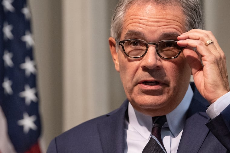 File photo of District Attorney Larry Krasner.